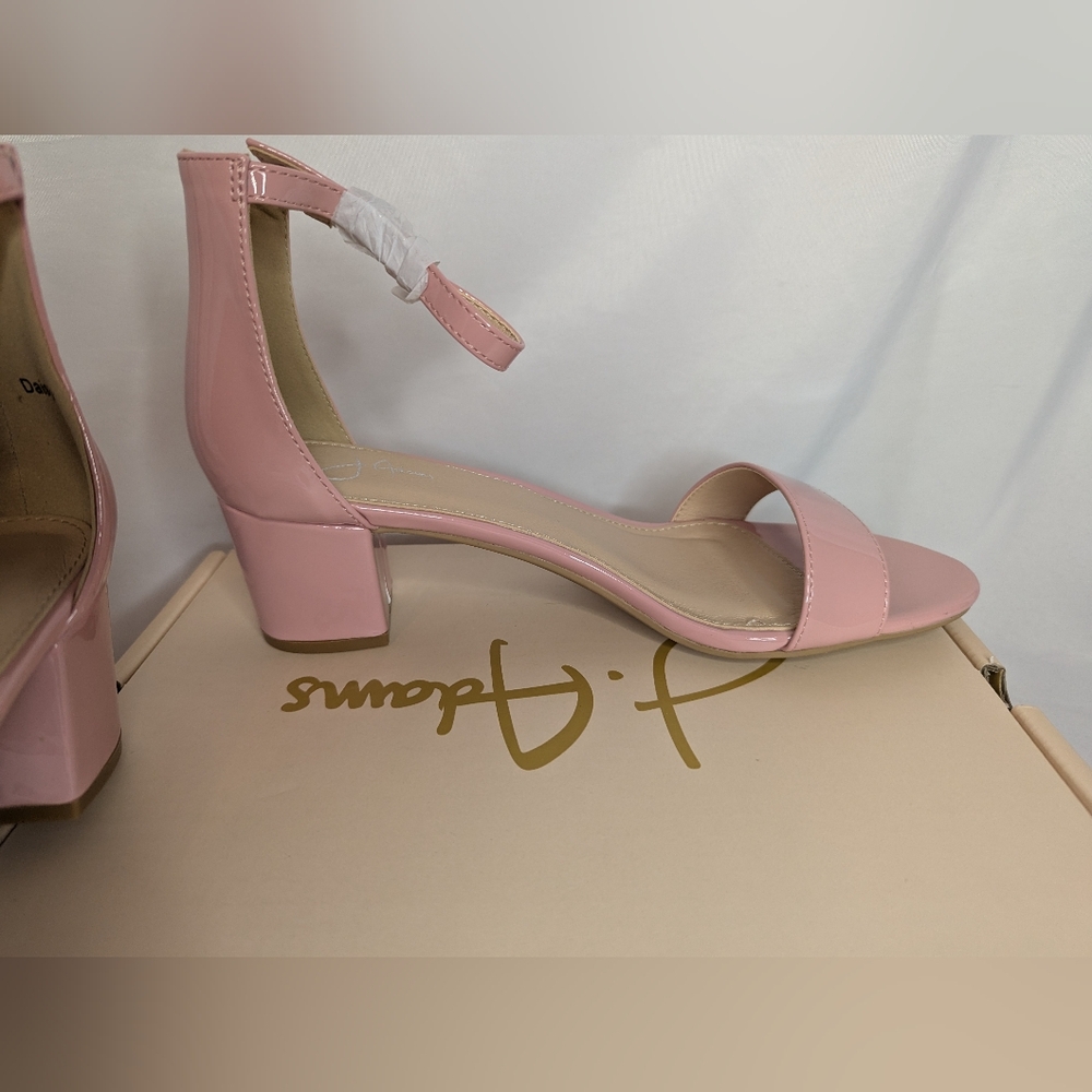 NIB J. Adams Daisy Women's High Heel Chunky Sandals Size 8.5 - Picture 6 of 8